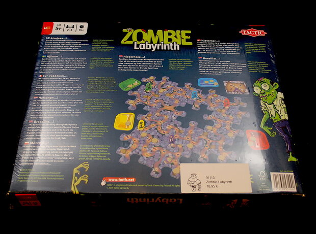 Zombie Labyrinth achterkant